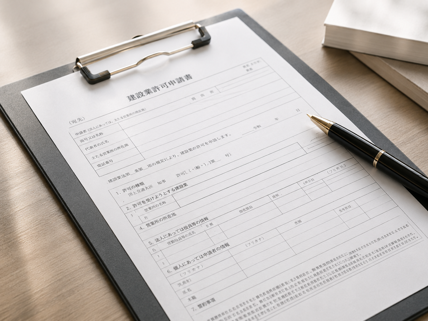 各種許認可申請